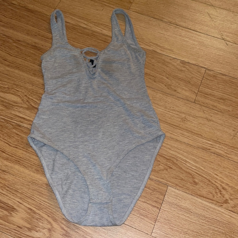 Grey bodysuit